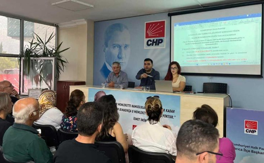 CHP Darıca tüzük kurultayına hazırlandı