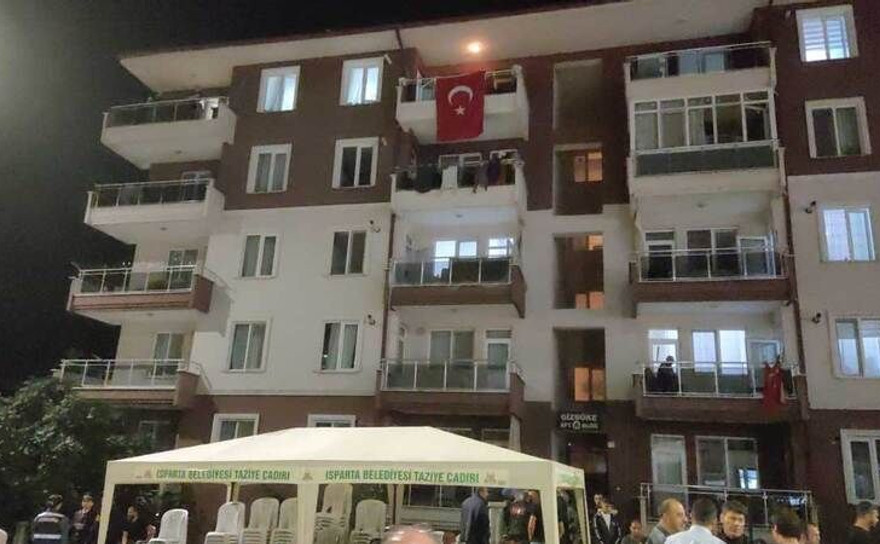 Isparta'ya şehit ateşi düştü