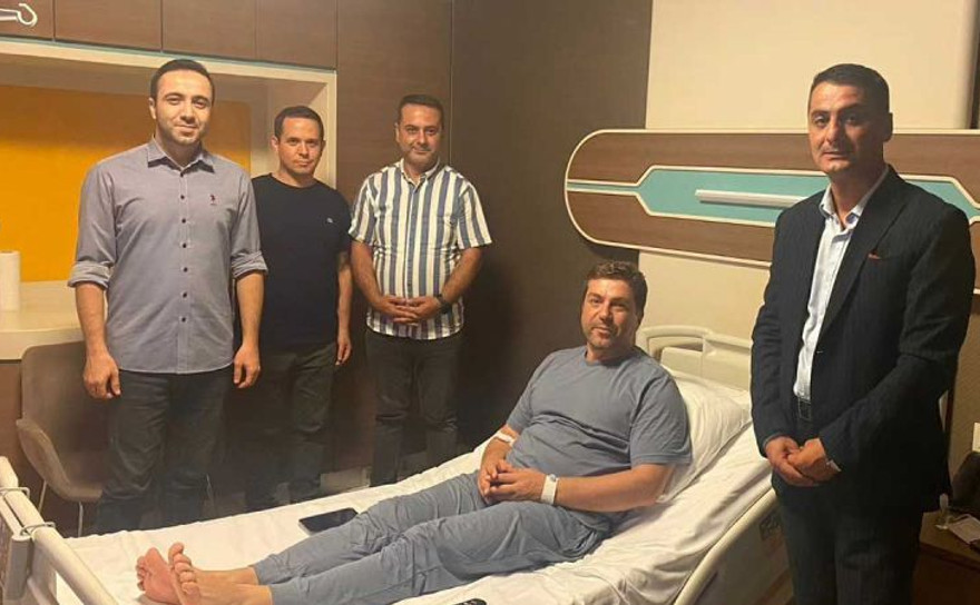 Okay Ağyol’dan, Bülent Sarı’ya geçmiş olsun ziyareti