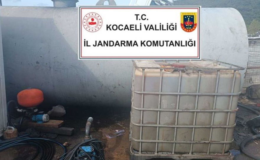 Kocaeli’de kaçak akaryakıt operasyonu