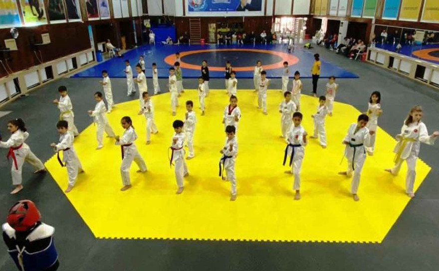 Çocuklardan taekwondoya yoğun ilgi
