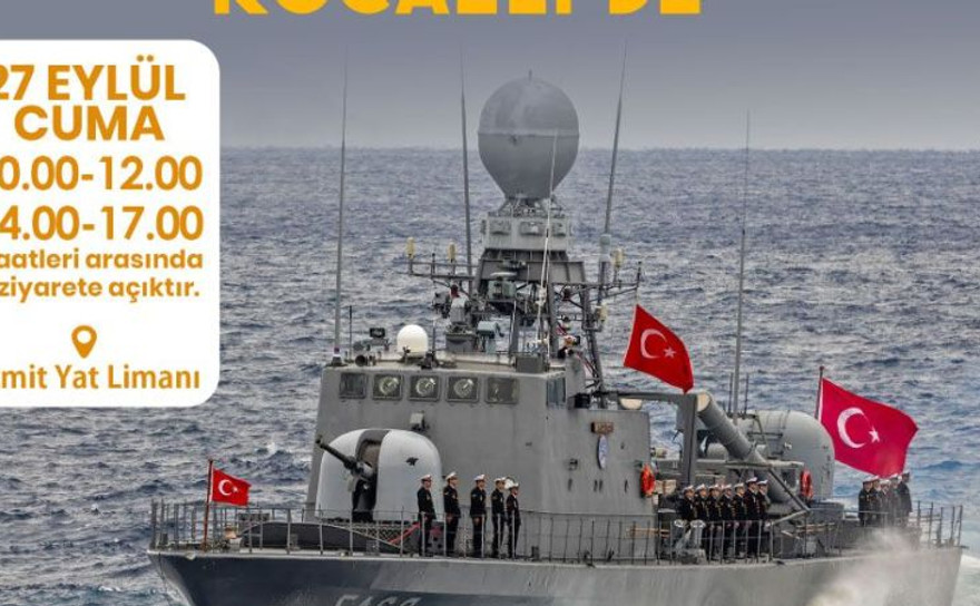 TCG FIRTINA Hücumbotu İzmit’te ziyarete açılacak