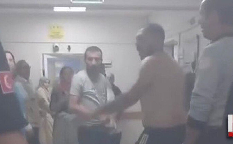Alkollü şahıs acil serviste taşkınlık çıkardı