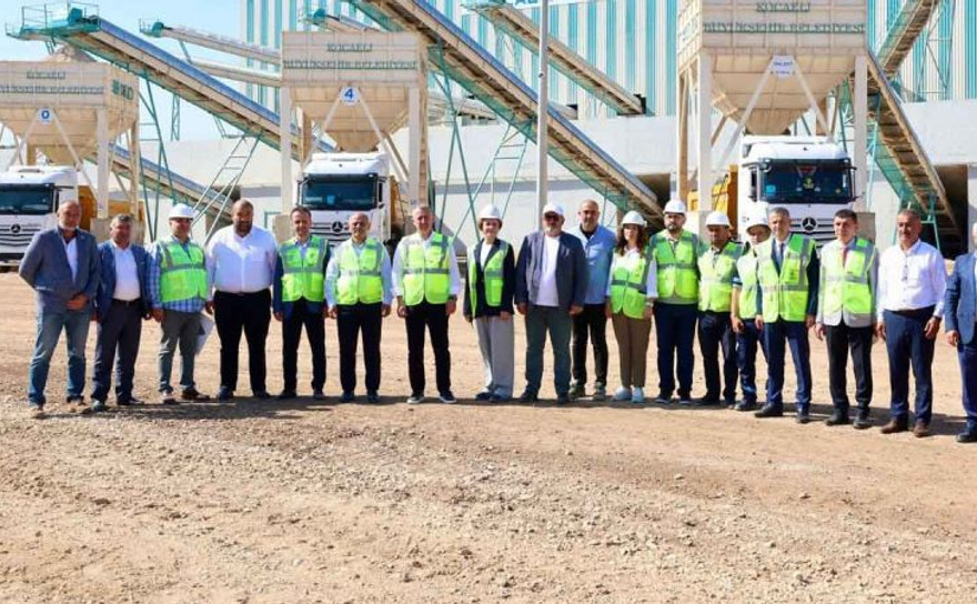 Kocaeli’de Avrupa standardında mıcır fabrikası