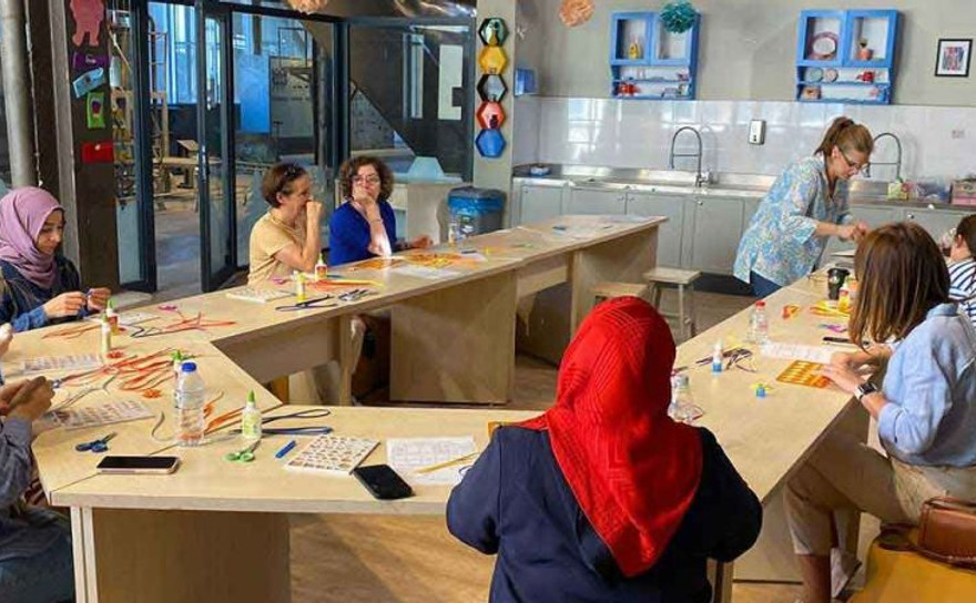Kocaeli’de kağıtları sanata dönüştürdüler