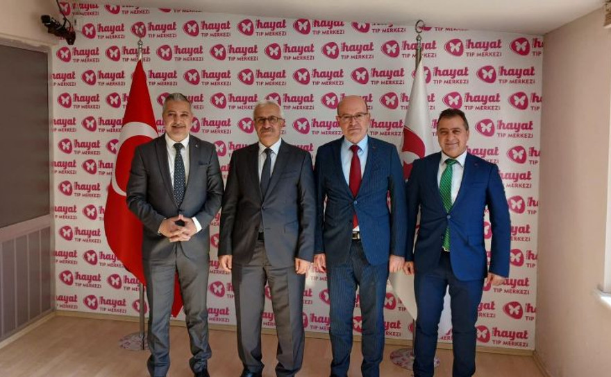 Tuncer Saltaş Kaymakam Özyiğit’i ağırladı