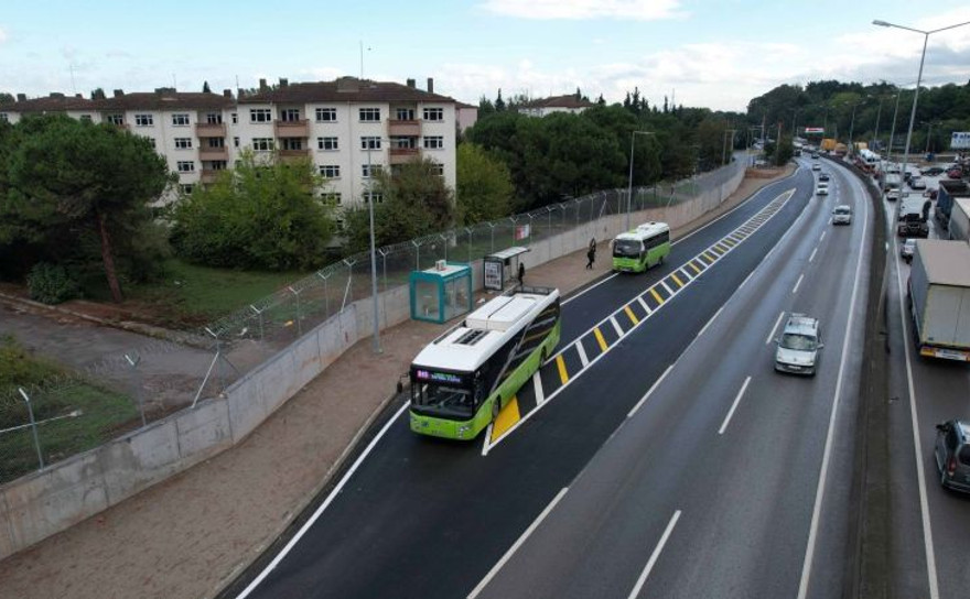 Başiskele'de durak cebi: Trafik yoğunluğu azaldı