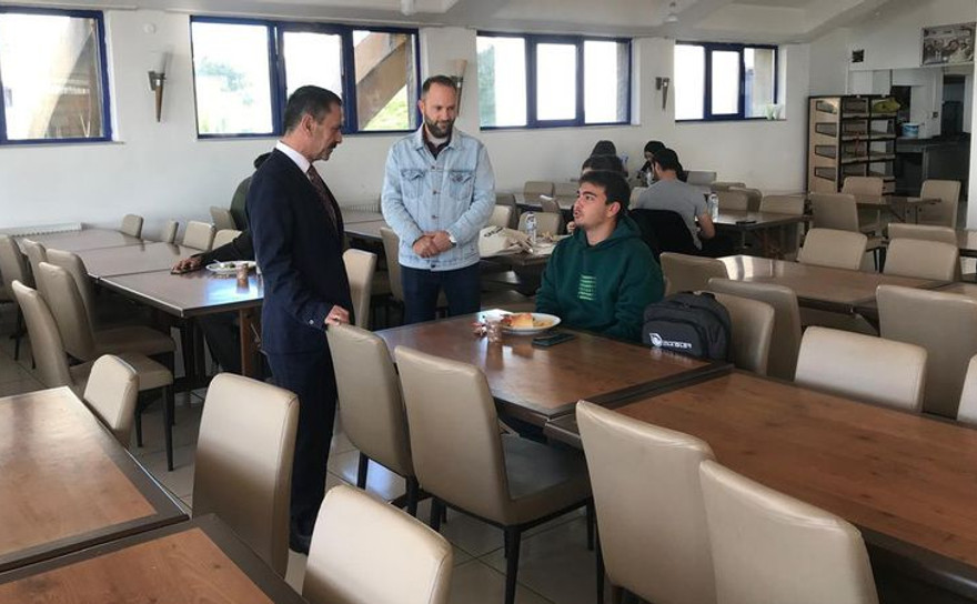 Vali Aktaş, Gebze’deki KYK yurtlarını inceledi