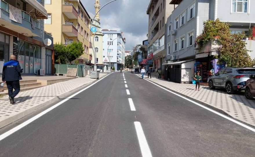 Derince Çavdar Caddesi yenilendi