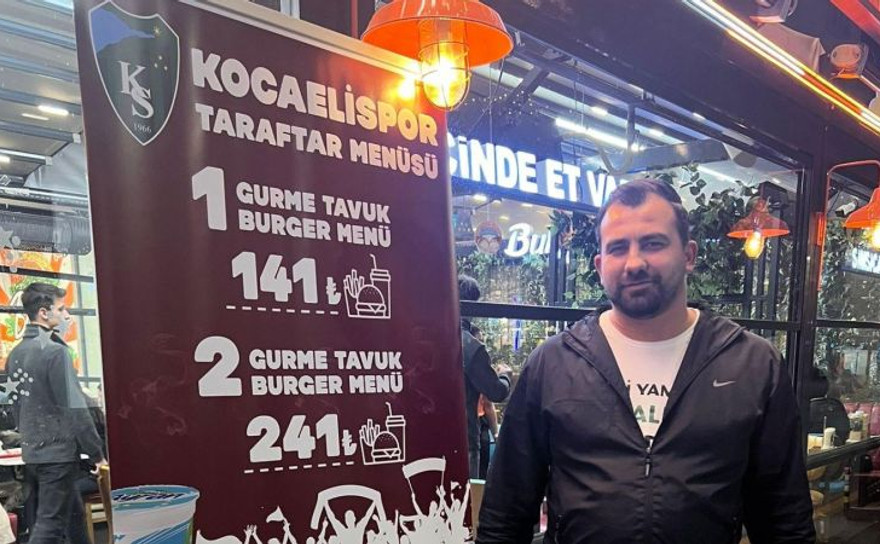 Kocaelispor taraftar menüsü çıktı