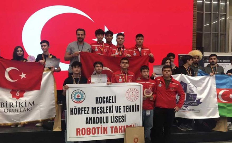 Körfez MTAL, Türkiye’ye Altın Madalya kazandırdı