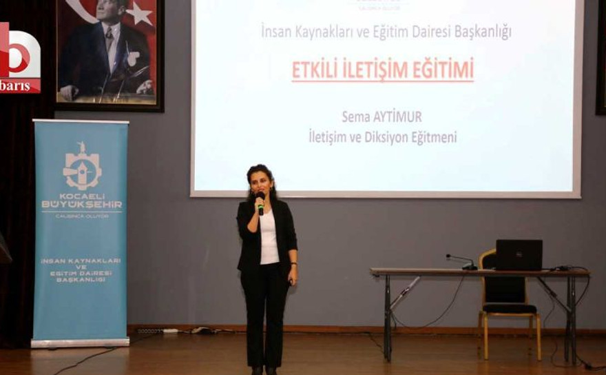 Büyükşehir kurum içi eğitim programlarına devam ediyor