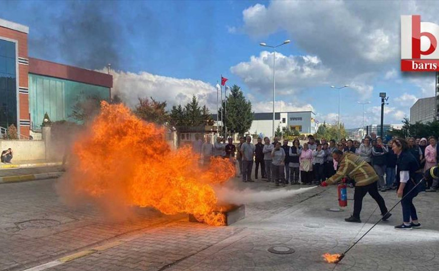 Büyükşehir İtfaiye eğitimlerine devam ediyor