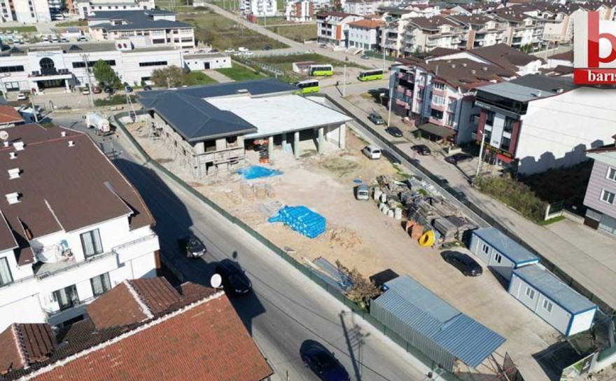 Kartepe İtfaiye müfreze binası’nda çalışmalar hız kesmiyor