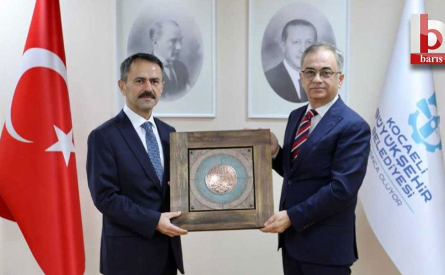 Büyükşehir Genel Sekreteri, Vali Aktaş'ı makamında ağırladı