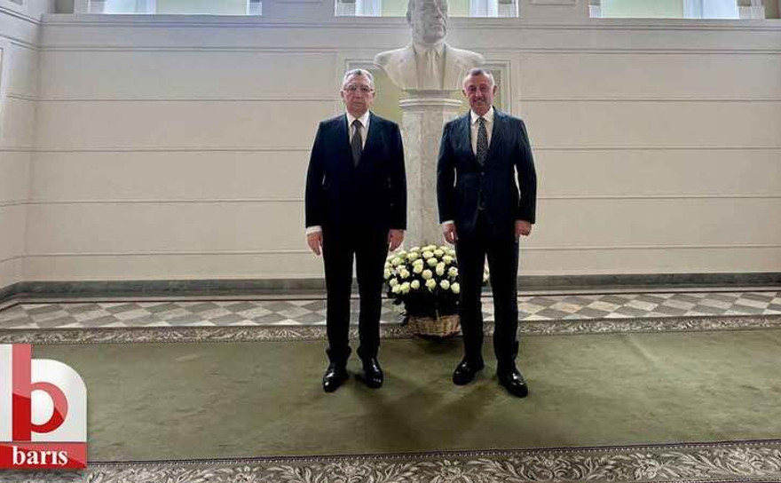 Büyükakın Bakü Valisiyle bir araya geldi