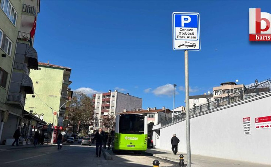 Mehmet Ali Paşa Camii’ne cenaze otobüsü park alanı yapıldı