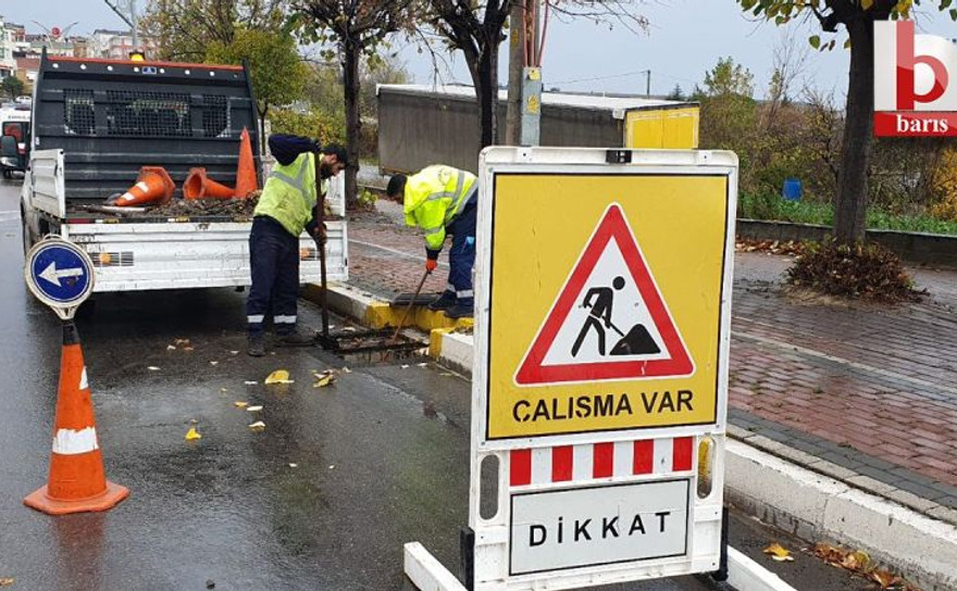 Büyükşehir’den su baskınlarını önlemek için temizlik çalışması