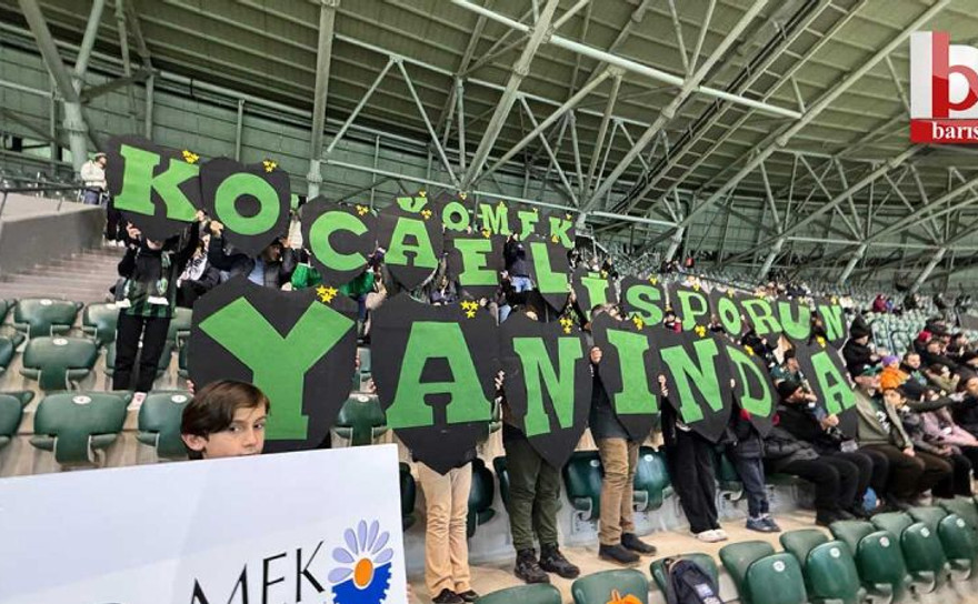 KO-MEK eğitmenleri Kocaelispor maçında