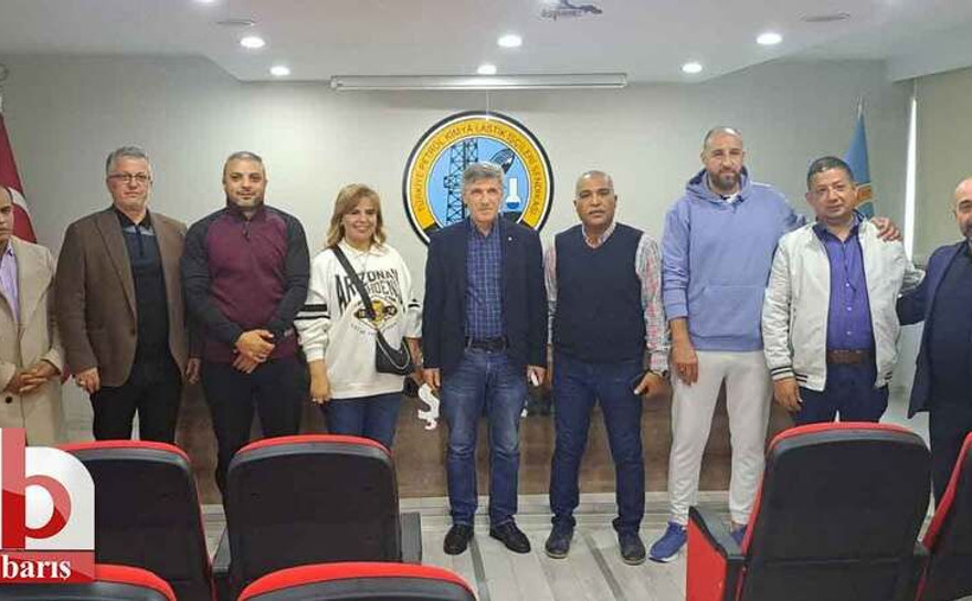 Petrol-İş Kocaeli şubesine Mısır’dan heyet ziyareti