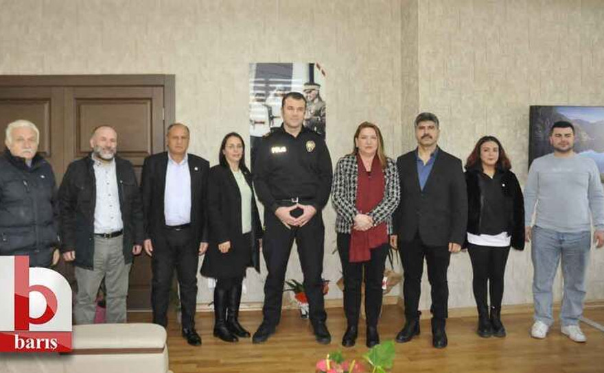 İYİ Partililerden emniyet müdürüne ziyaret