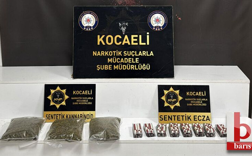 Kocaeli'de operasyonda uyuşturucu ele geçirildi