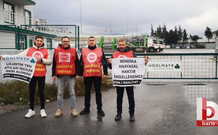Çayırova’da işten atılan işçiler eylem başlattılar