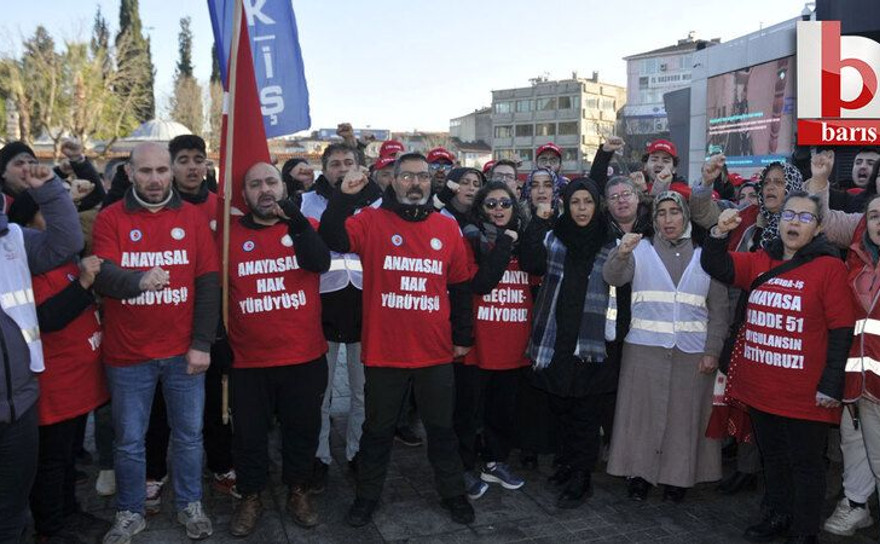 Polonez işçilerinin yürüyüşü Gebze’de sona erdi