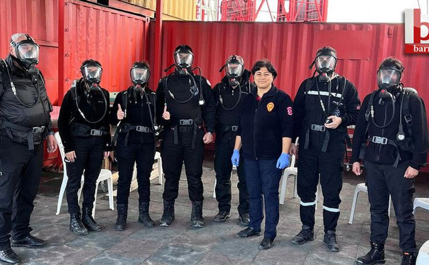 Kocaeli'de gönüllü itfaiyecilik eğitimi