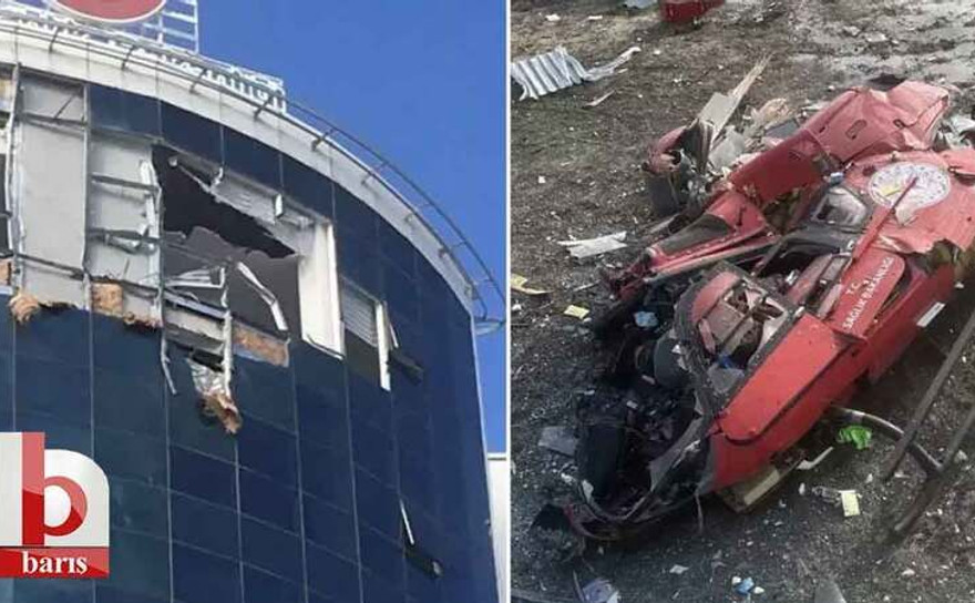 Muğla hastaneye helikopter çarptı:4 kişi hayatını kaybetti