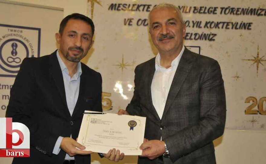 Kocaeli'de Mühendisler TMMOB’un 70’inci yılını kutladı
