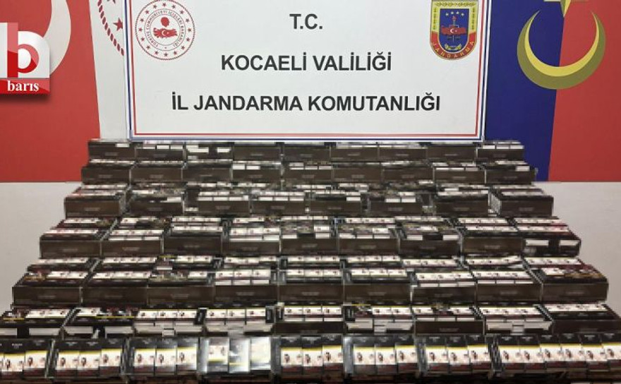 Gümrük kaçağı 90 bin makaron yakalandı!