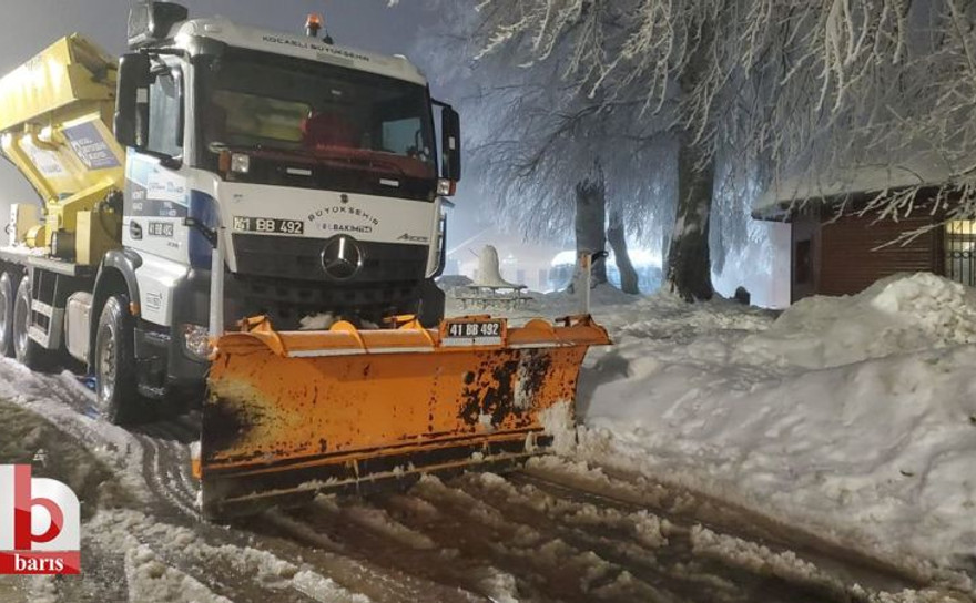 Kar Timleri'nden yılbaşı mesaisi