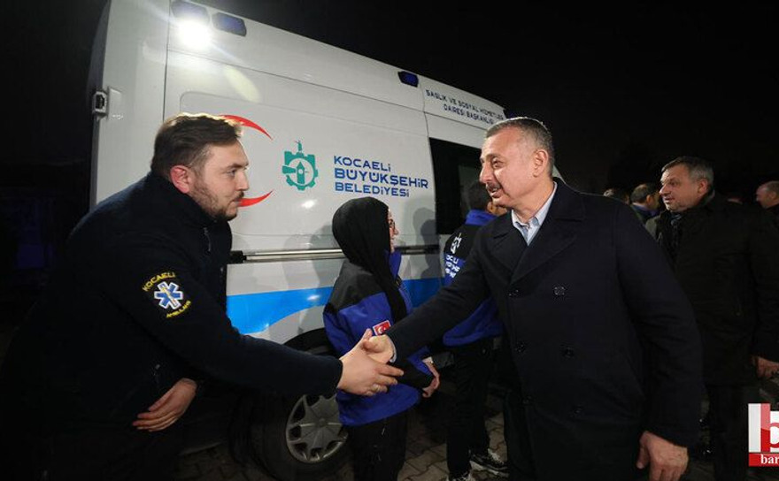 Büyükakın’dan Ambulans Komuta Merkezine yeni yıl ziyareti