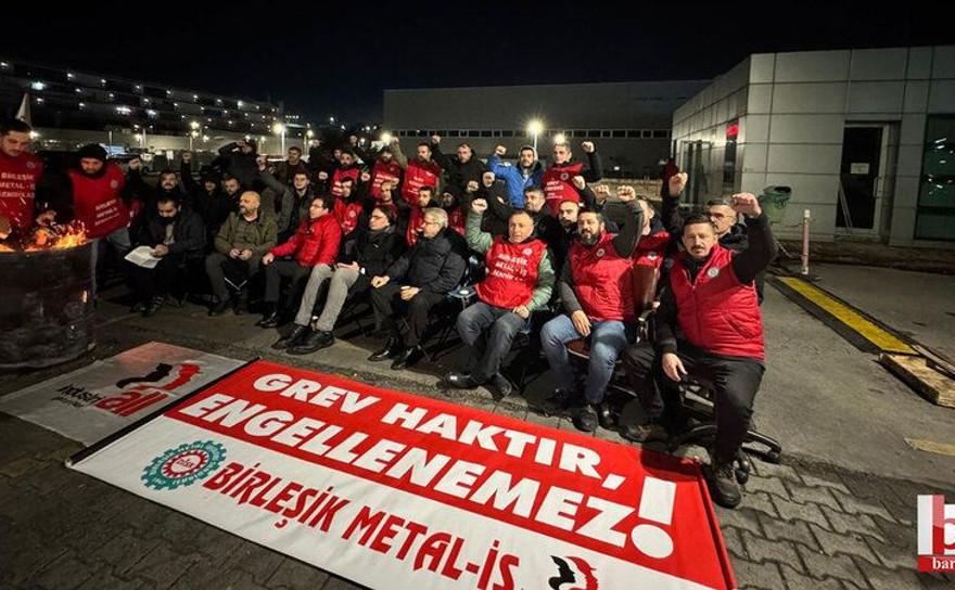 Metal işçileri yeni yıla grev çadırında girdi