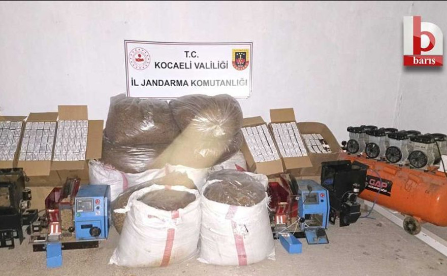 Kocaeli'de 105 bin 800 makaron ele geçirildi