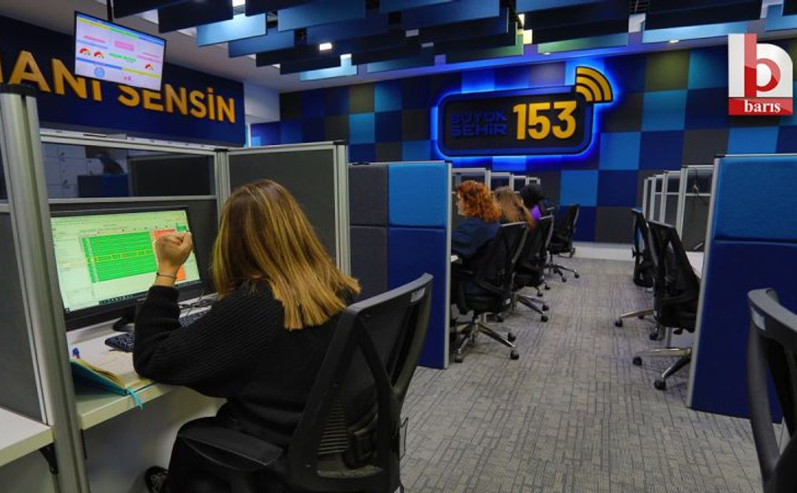 Büyükşehir Çağrı Merkezi, 1 milyon kişiyle iletişim sağladı