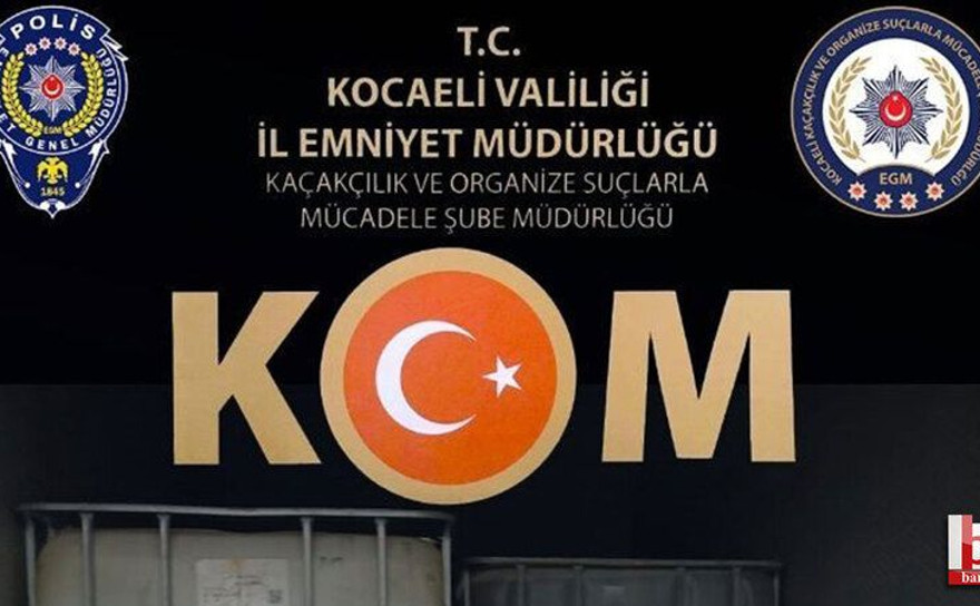 Kocaeli'de 6 bin litre kaçak akaryakıt ele geçirildi