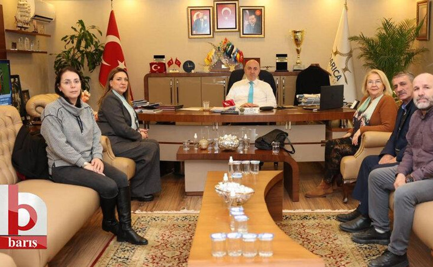 İYİ Partililerden AKP’li Başkan Bıyık’a ziyaret