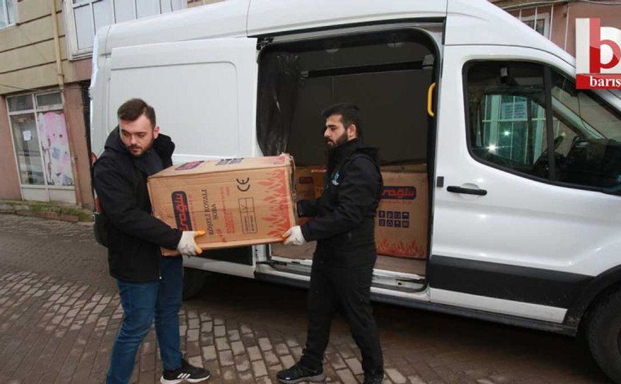 Büyükşehir kış desteğine devam ediyor! İhtiyaç sahiplerine soba yardımı...