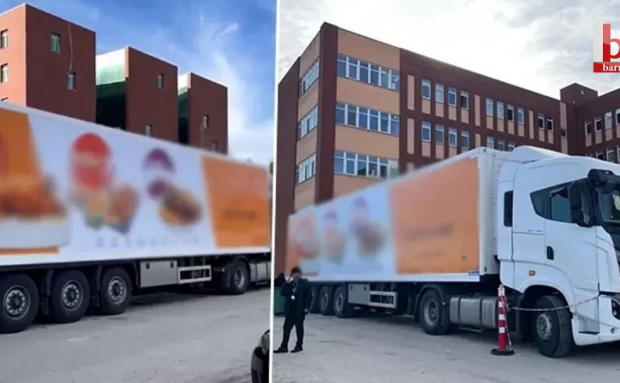 Utandıran tır görüntüsüyle ilgili firmadan açıklama geldi