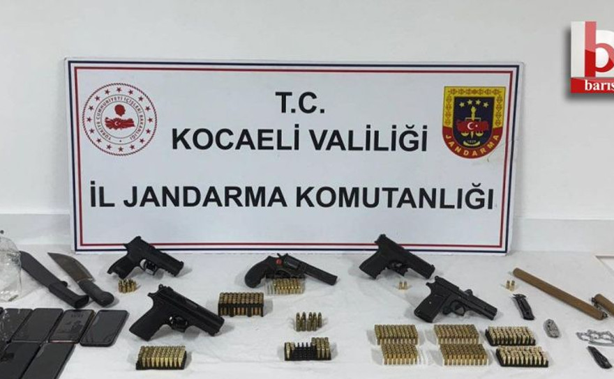 Kocaeli merkezli silah kaçakçılığı operasyonu!