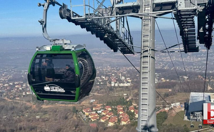 Kartepe Teleferiği öğrenci ve ailelere indirimli hizmet devam ediyor
