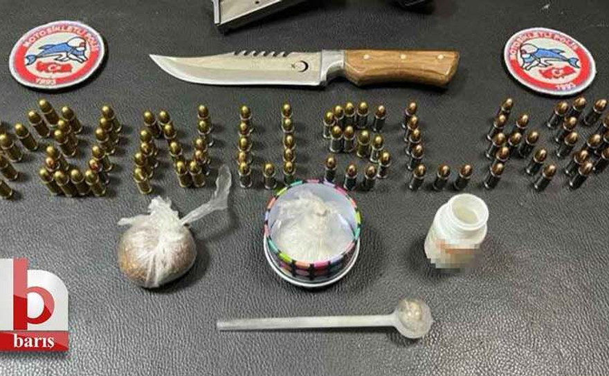 Aracında silah ve uyuşturucuyla İzmit’te yakalandı