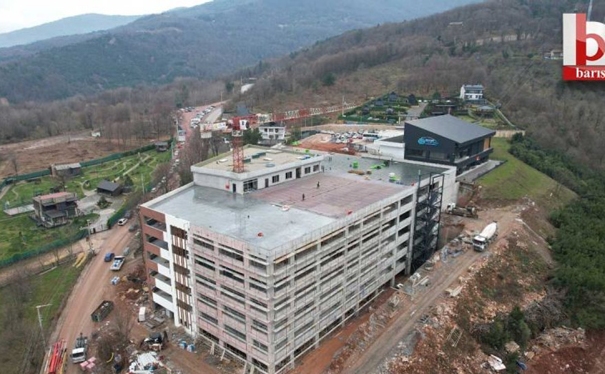 Kartepe Teleferiği Otoparkı nerdeyse tamam!
