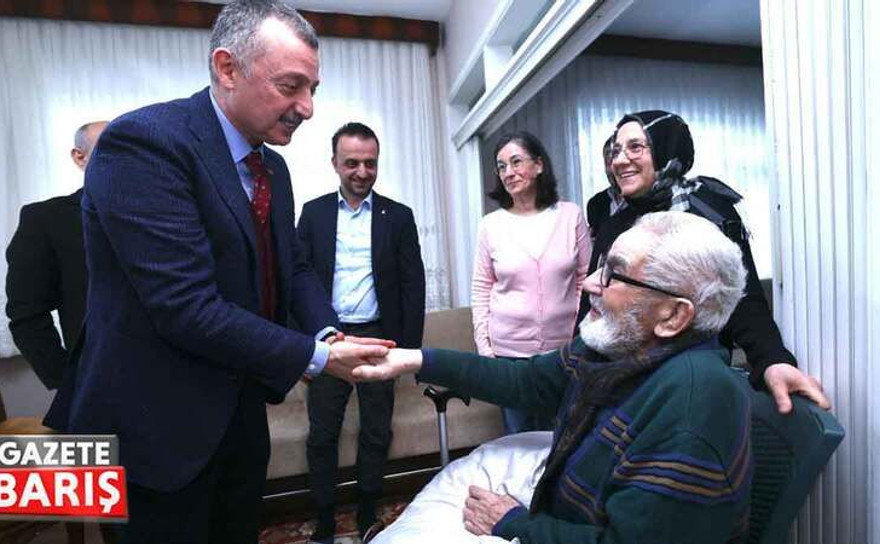 Büyükakın, milli güreşçiyi unutmadı