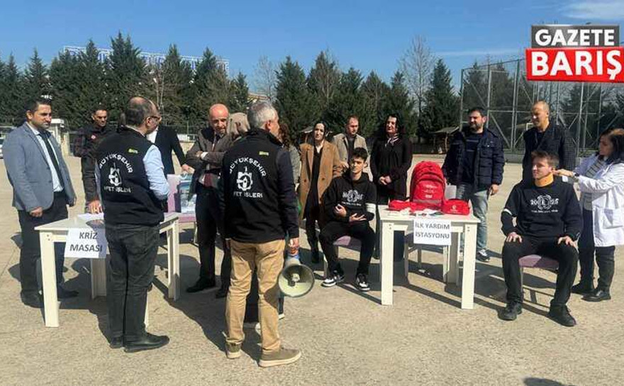 Büyükşehir’den deprem haftasında farkındalık etkinlikleri