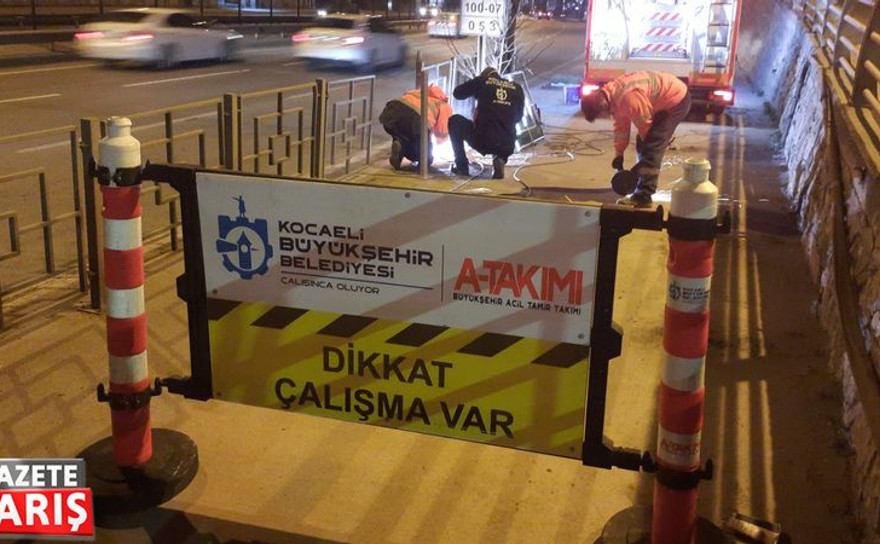 Kocaeli’de 7/24 durmadan çalışıyorlar
