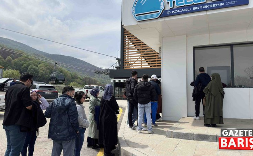 9 günde binlerce Kocaelili teleferiği tercih etti
