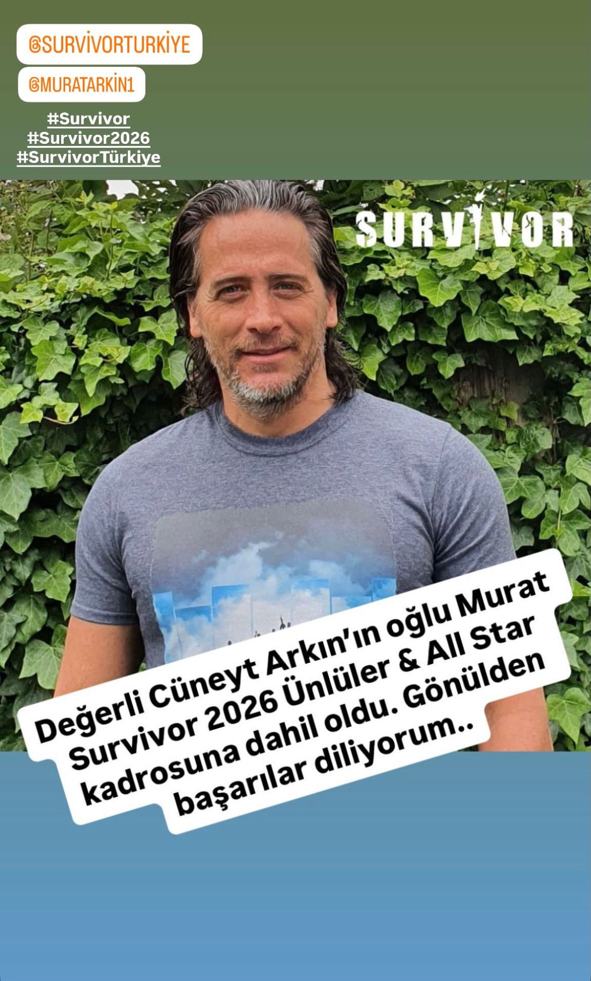 Acun Ilıcalı duyurdu: Cüneyt Arkın’ın oğlu Survivor 2026 kadrosunda